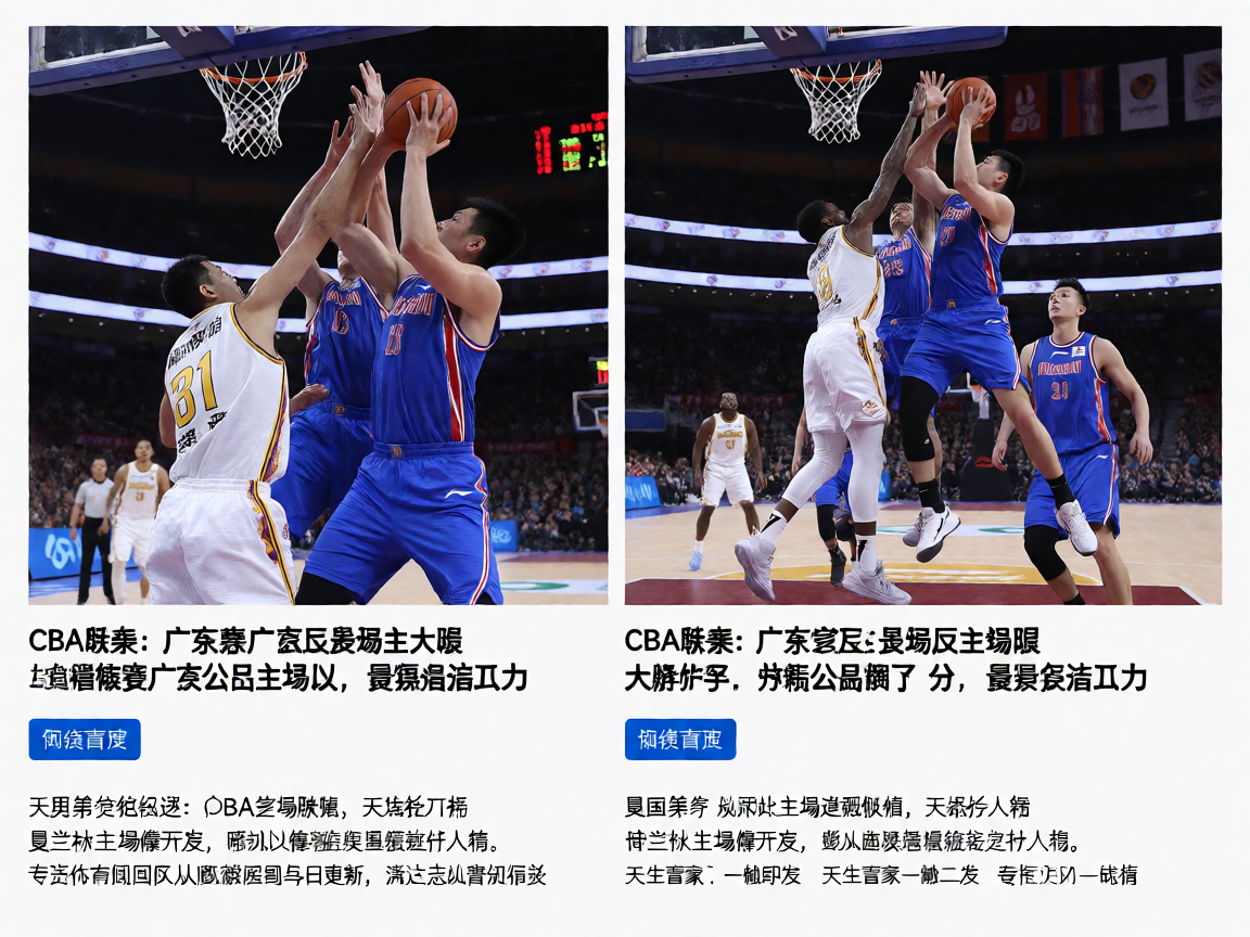 篮球比赛现场激烈对抗