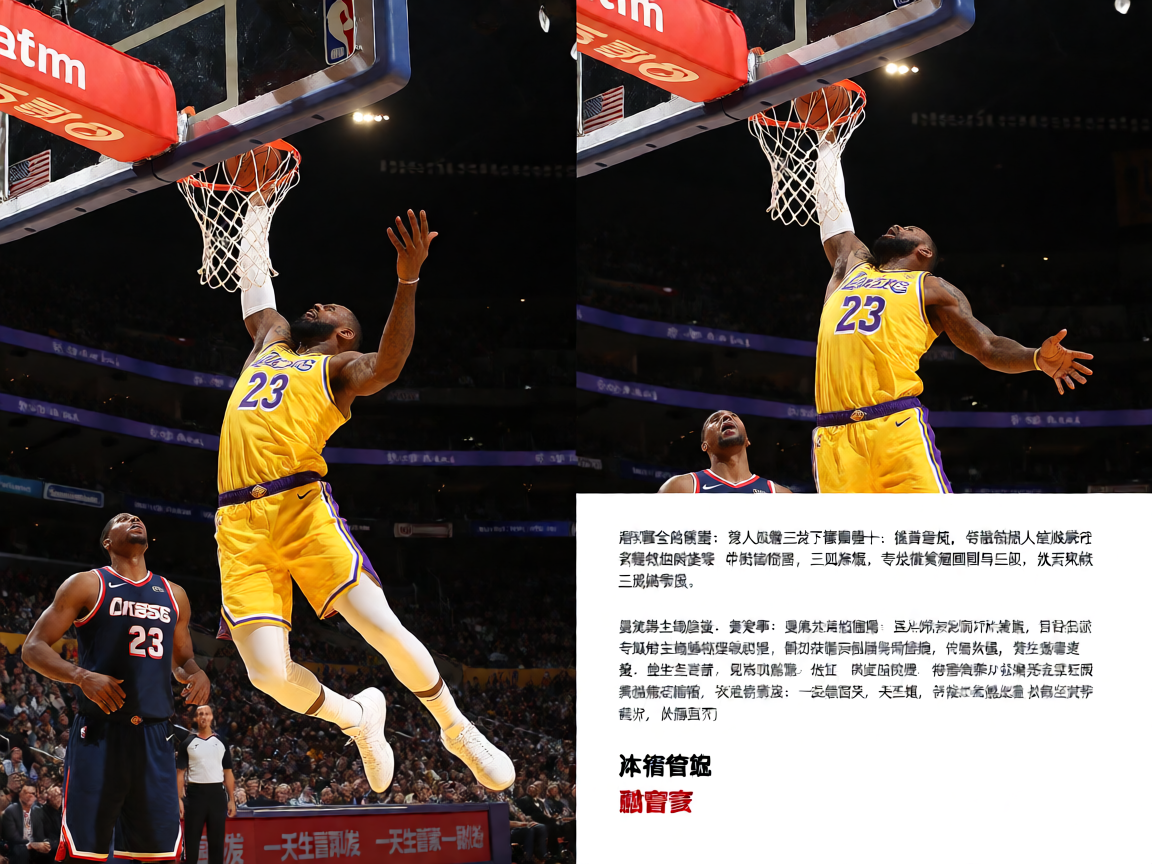 NBA比赛中精彩扣篮瞬间